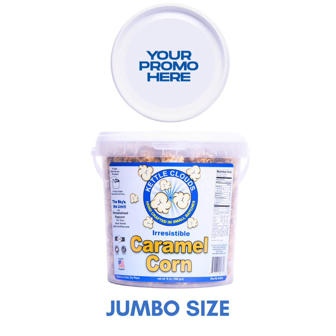 Kettle Clouds™ - Caramel Corn Jumbo (as low as $8.49 per bucket) Case of 12 Price