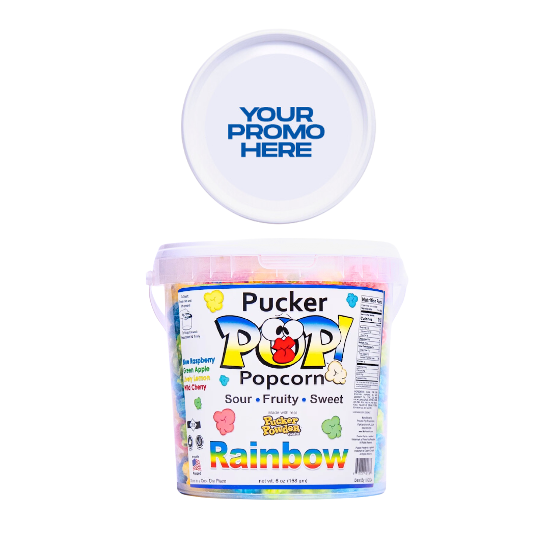 Pucker Pop!™ - Rainbow Jumbo (as low as $8.99 per bucket) Case of 12 Price