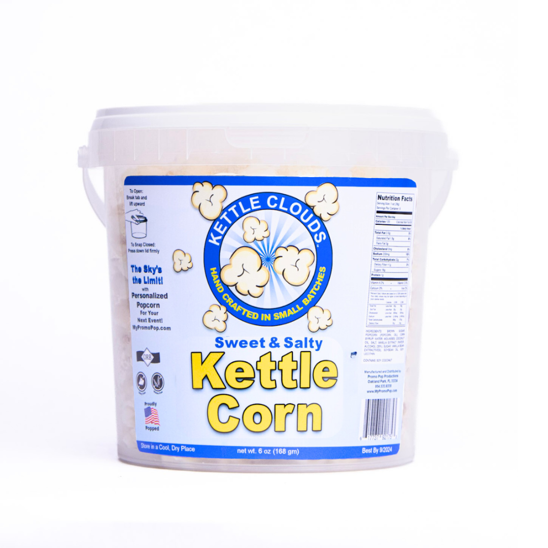 Kettle Clouds™ - Kettle Corn Jumbo (as low as $7.99 per bucket) Case of 12 Price