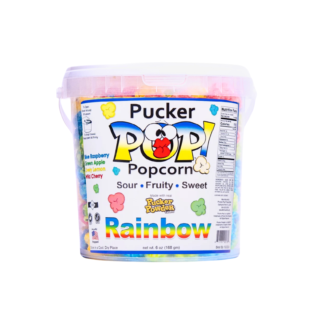 Pucker Pop!™ - Rainbow Jumbo (as low as $8.99 per bucket) Case of 12 Price