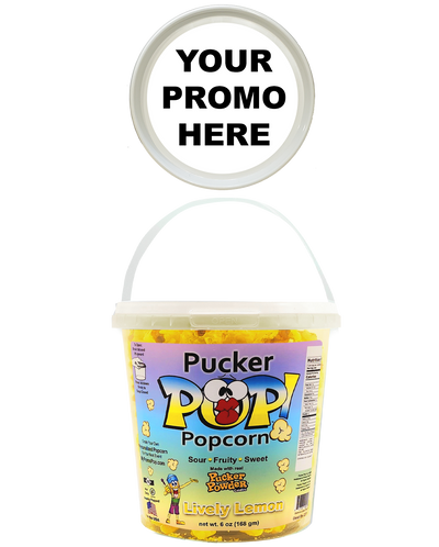 Pucker Pop!™ - Lively Lemon Jumbo (as low as $8.99 per bucket) Case of 12 Price