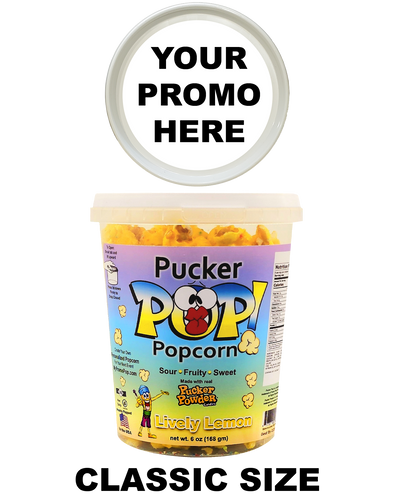 Pucker Pop!™ - Lively Lemon Classic (as low as $4.99 per bucket) Case of 12 Price