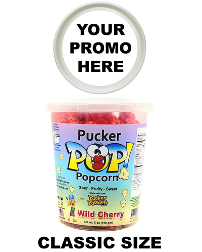 Pucker Pop!™ - Wild Cherry Classic (as low as $4.99 per bucket) Case of 12 Price
