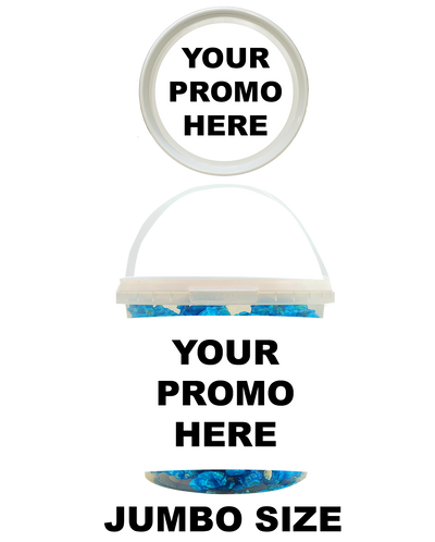 Promo Pop™ - Blue Raspberry Jumbo (as low as $8.99 per bucket) Case of 12 Price
