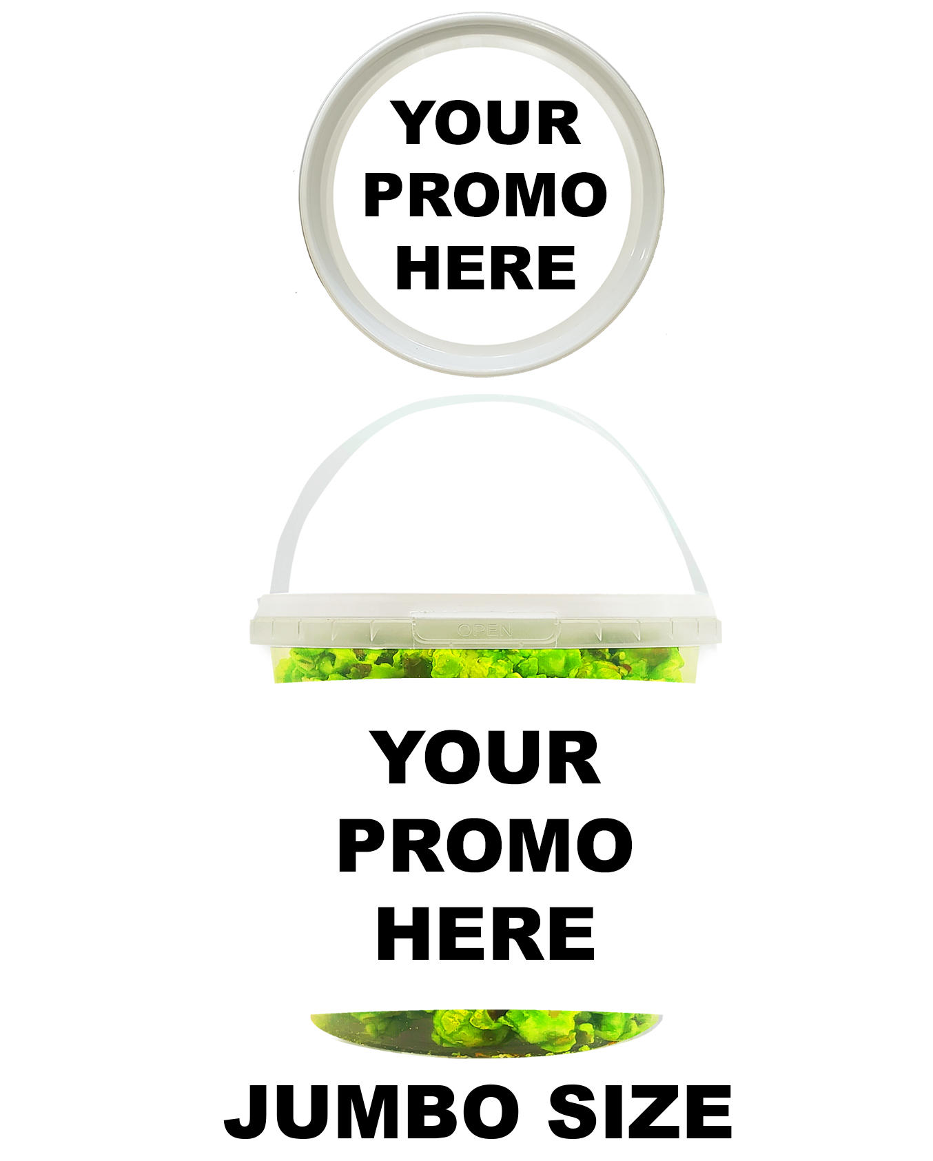 Promo Pop™ - Green Apple Jumbo (as low as $8.99 per bucket) Case of 12 Price