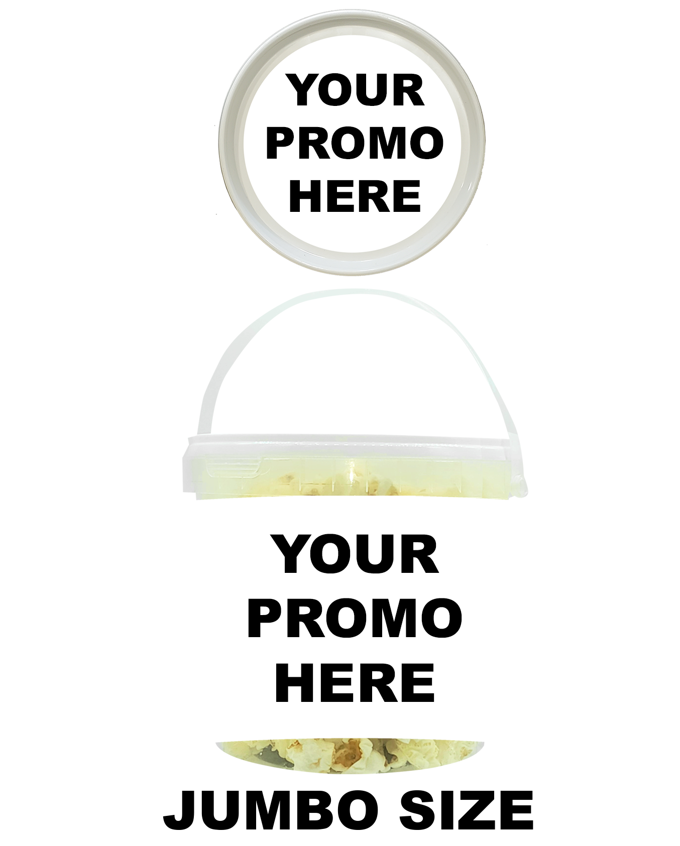Promo Pop™ - Kettle Corn Jumbo (as low as $7.99 per bucket) Case of 12 Price
