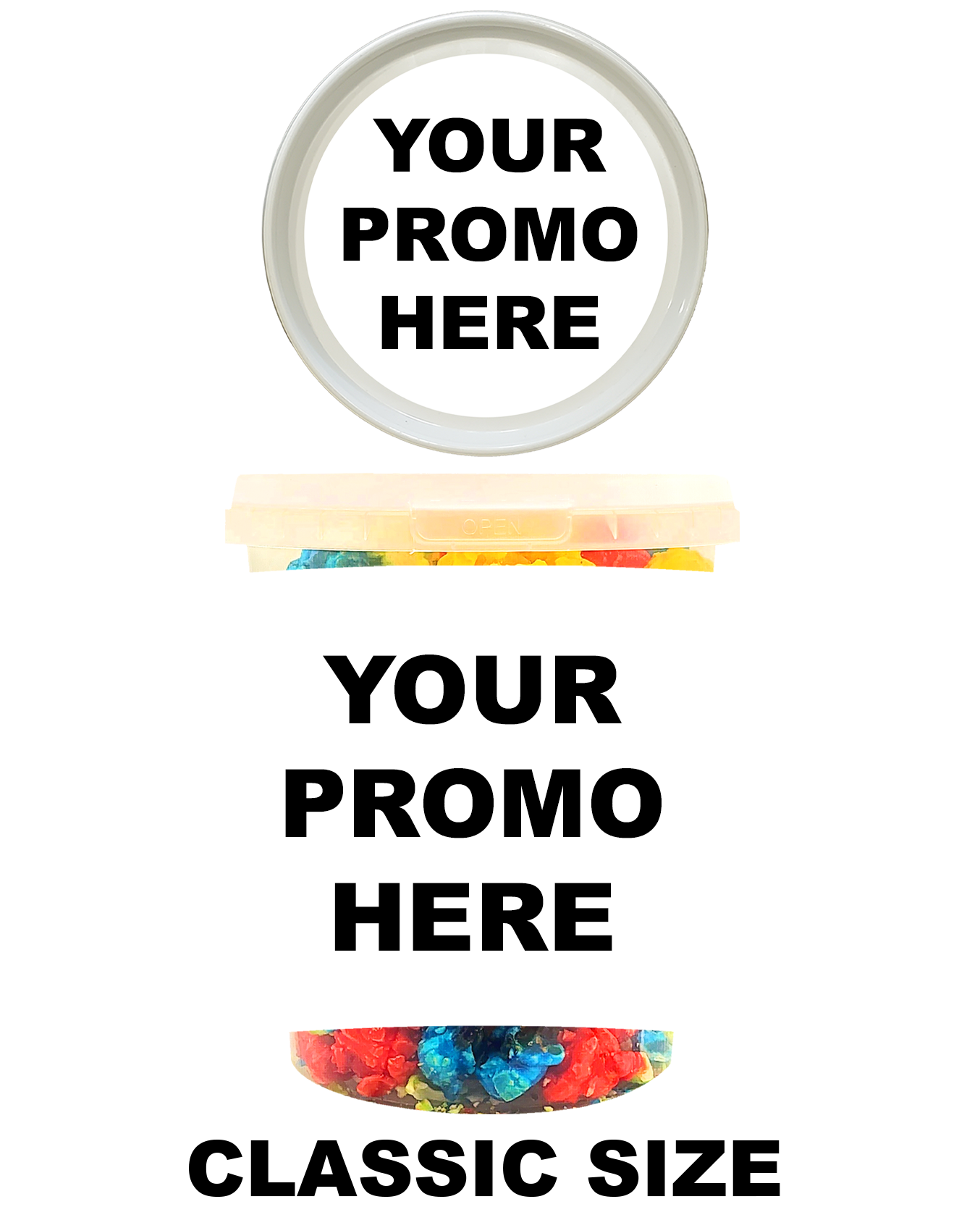 Promo Pop™ - Rainbow Classic (as low as $4.99 per bucket) Case of 12 Price