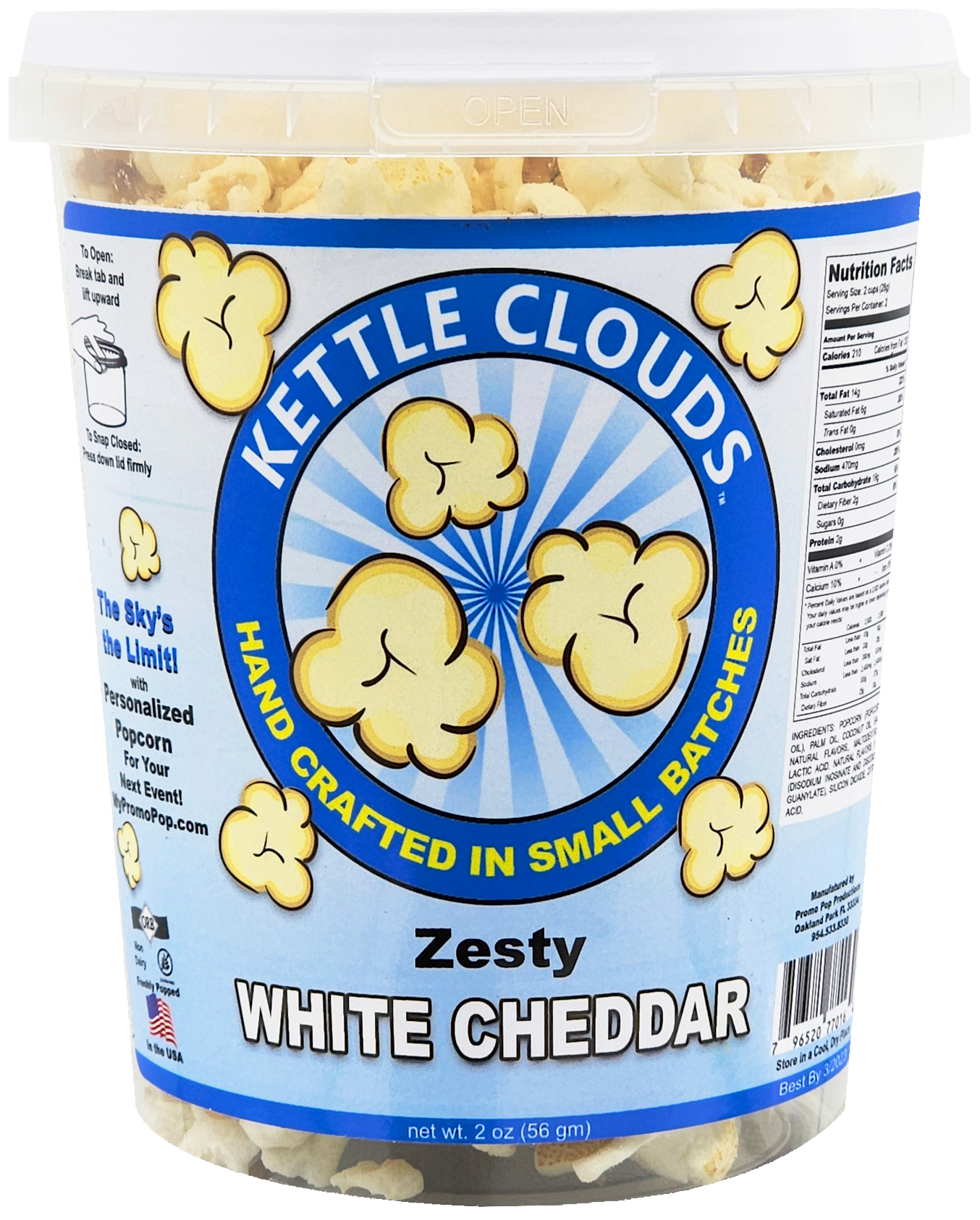 Kettle Clouds™ - White Cheddar Classic (as low as $4.49 per bucket) Case of 12 Price