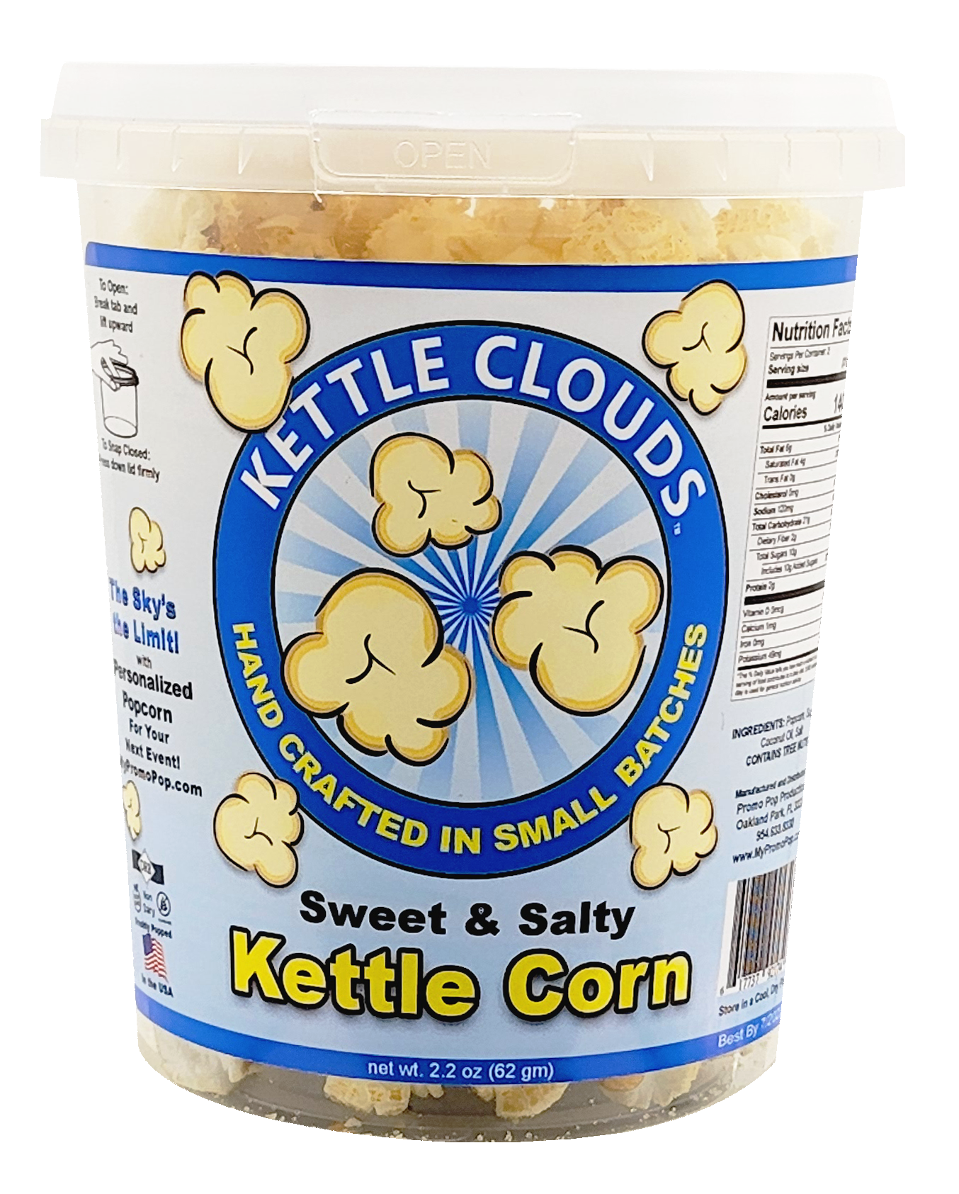 Kettle Clouds™ - Kettle Corn Classic (as low as $3.99 per bucket) Case of 12 Price