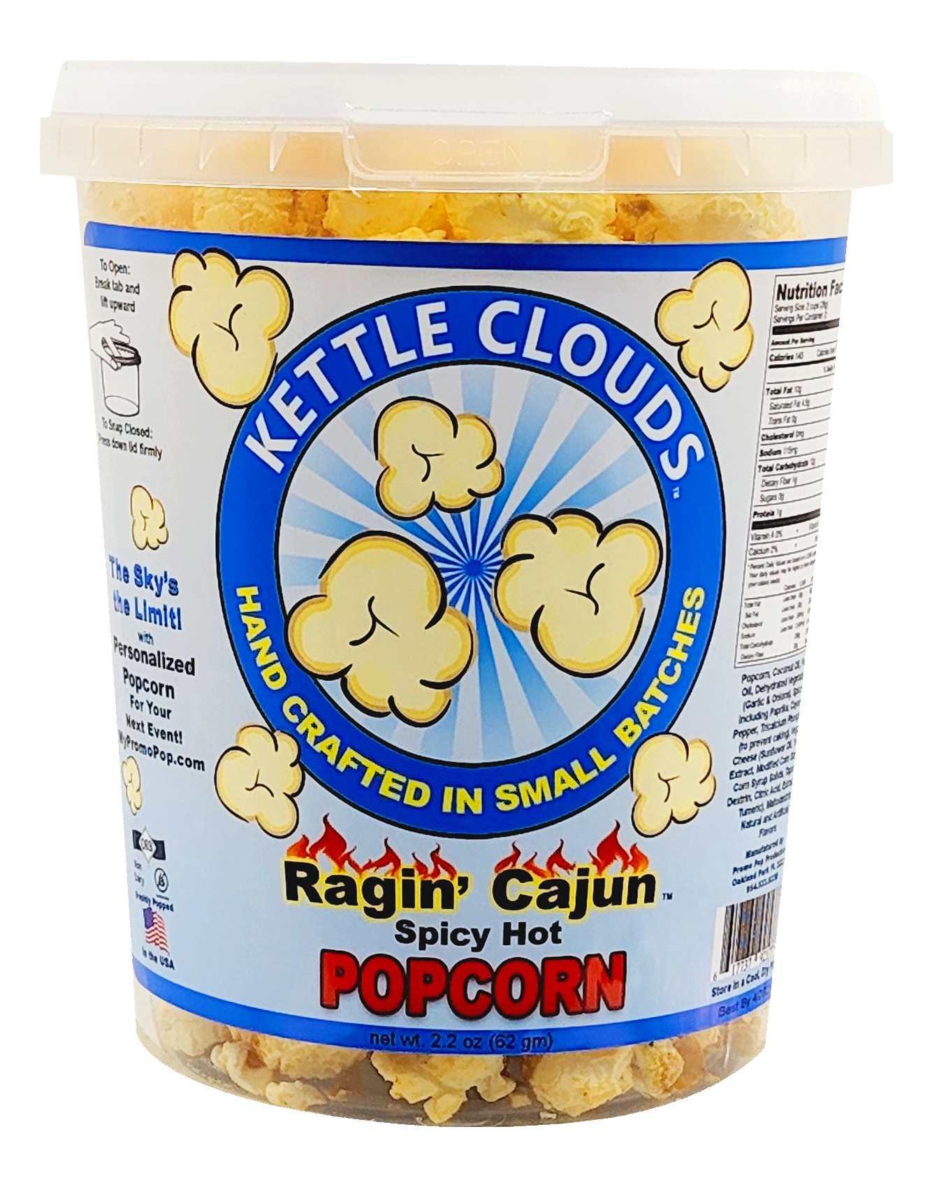 Kettle Clouds™ - Ragin' Cajun Classic (as low as $4.49 per bucket) Case of 12 Price