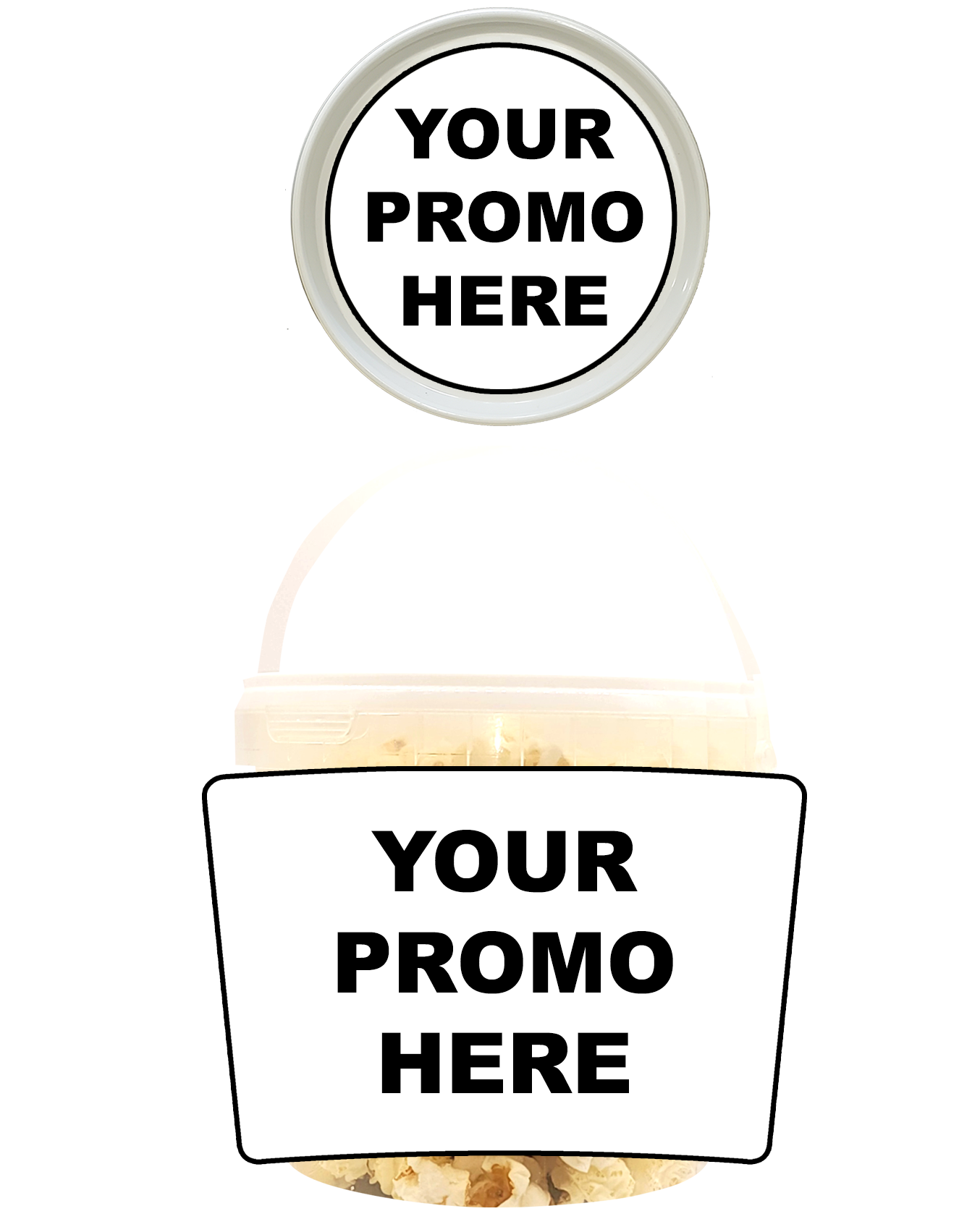 Promo Pop™ - Simply Salted Jumbo (as low as $6.49 per bucket) Case of 12 Price
