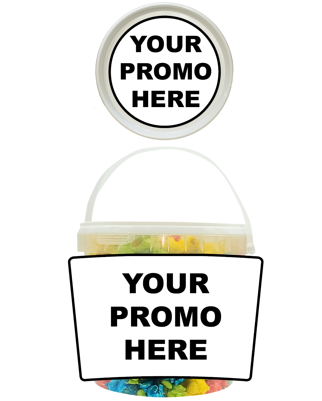 Promo Pop™ - Rainbow Jumbo (as low as $8.99 per bucket) Case of 12 Price