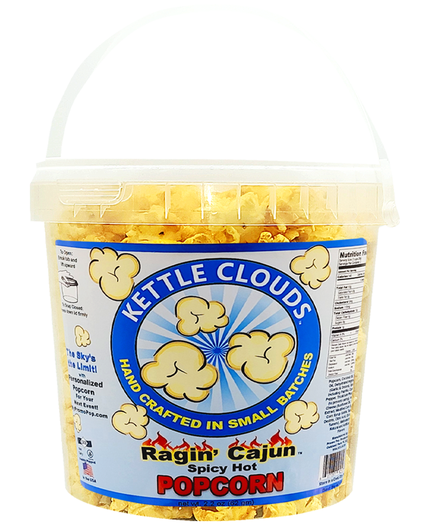 Kettle Clouds™ - Ragin' Cajun Jumbo (as low as $8.49 per bucket) Case of 12 Price